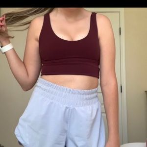 Lululemon burgandy diamond dye align bra size 4